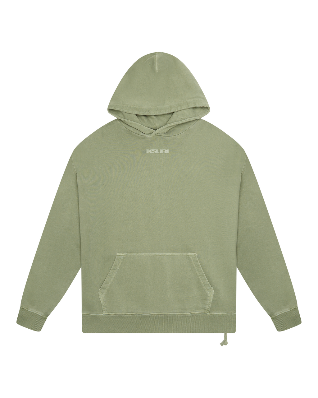Mens Sott Ekcess Hoodie Moss Oversized Fleece - Green