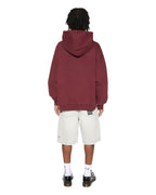Mens Sott Ekcess Hoodie Ox Oversized Fleece - Burgundy