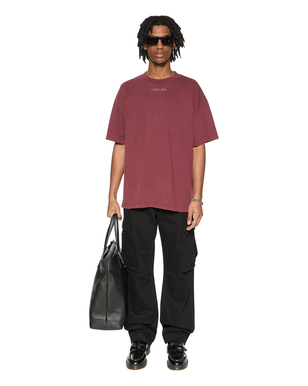 Mens Hazlow Ghosted Straight Denim Jeans - Black