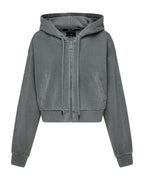 Womens Sott Origin Hoodie Nightowl Grey Oversized Fleece - Grey