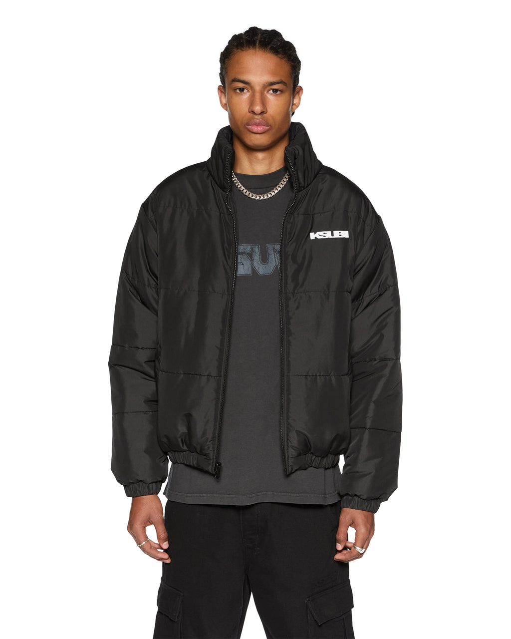 MENS SOTT PUFFER JACKET BLACK JACKETS