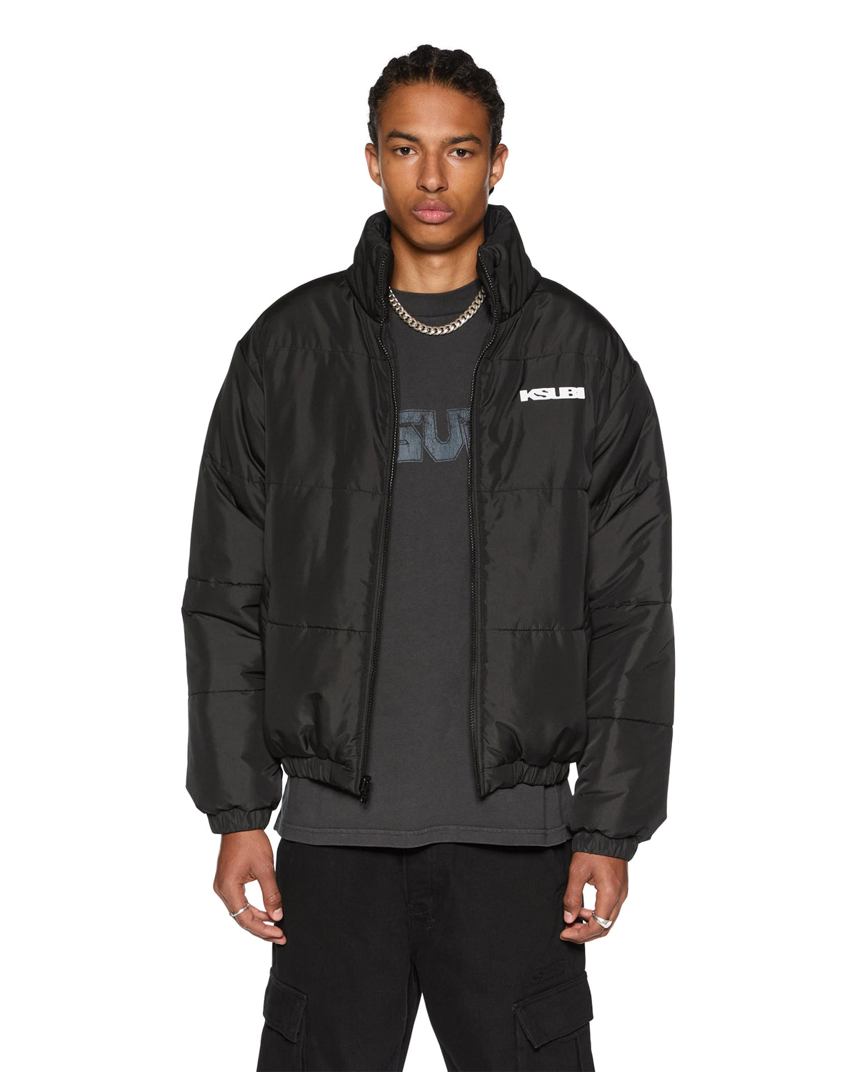 MENS SOTT PUFFER JACKET BLACK JACKETS
