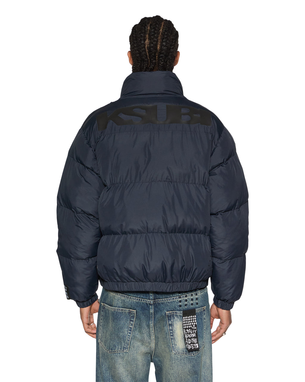 MENS SOTT PUFFER JACKET NAVY JACKETS
