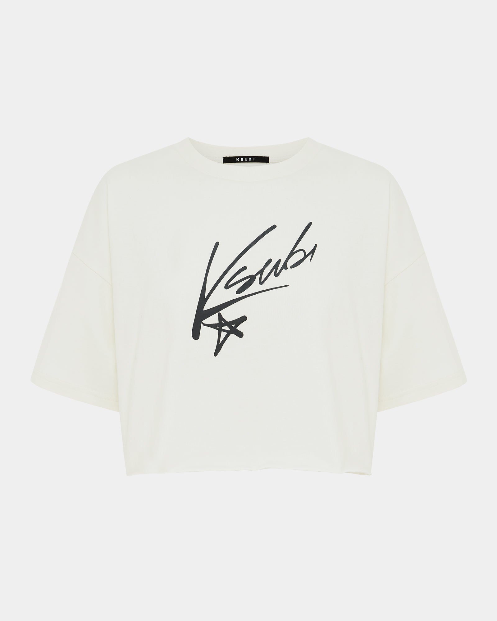 Buy Sprayed Oh G Crop Ss Tee White | Oversized Shirt | Ksubi | Ksubi
