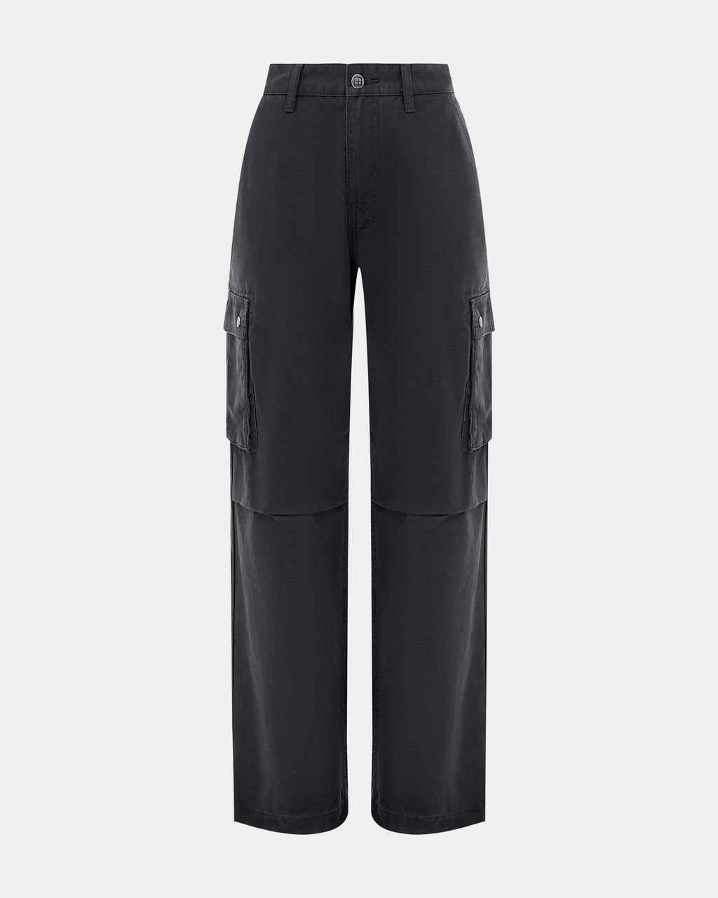 Womens Squad Cargo Charcoal Pants - Grey