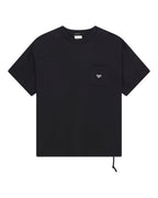 Mens Stamp Ekcess Pocket Ss Tee Black Oversized Tees - Black