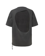 Womens Suspension Oh G Ss Tee Charcoal Oversized Tees - Grey