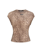 WOMENS STAPLE SS TEE LEOPARD TEES
