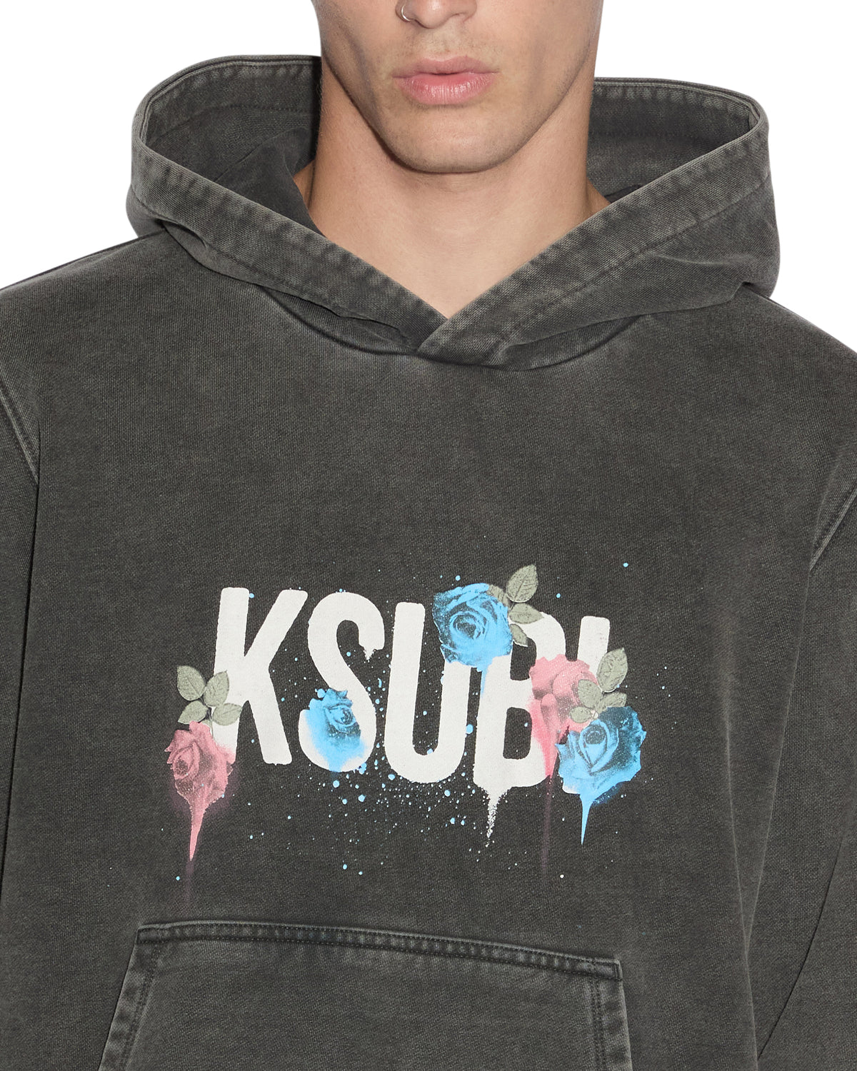 GRAFF ROSE KASH HOODIE ACID GREY