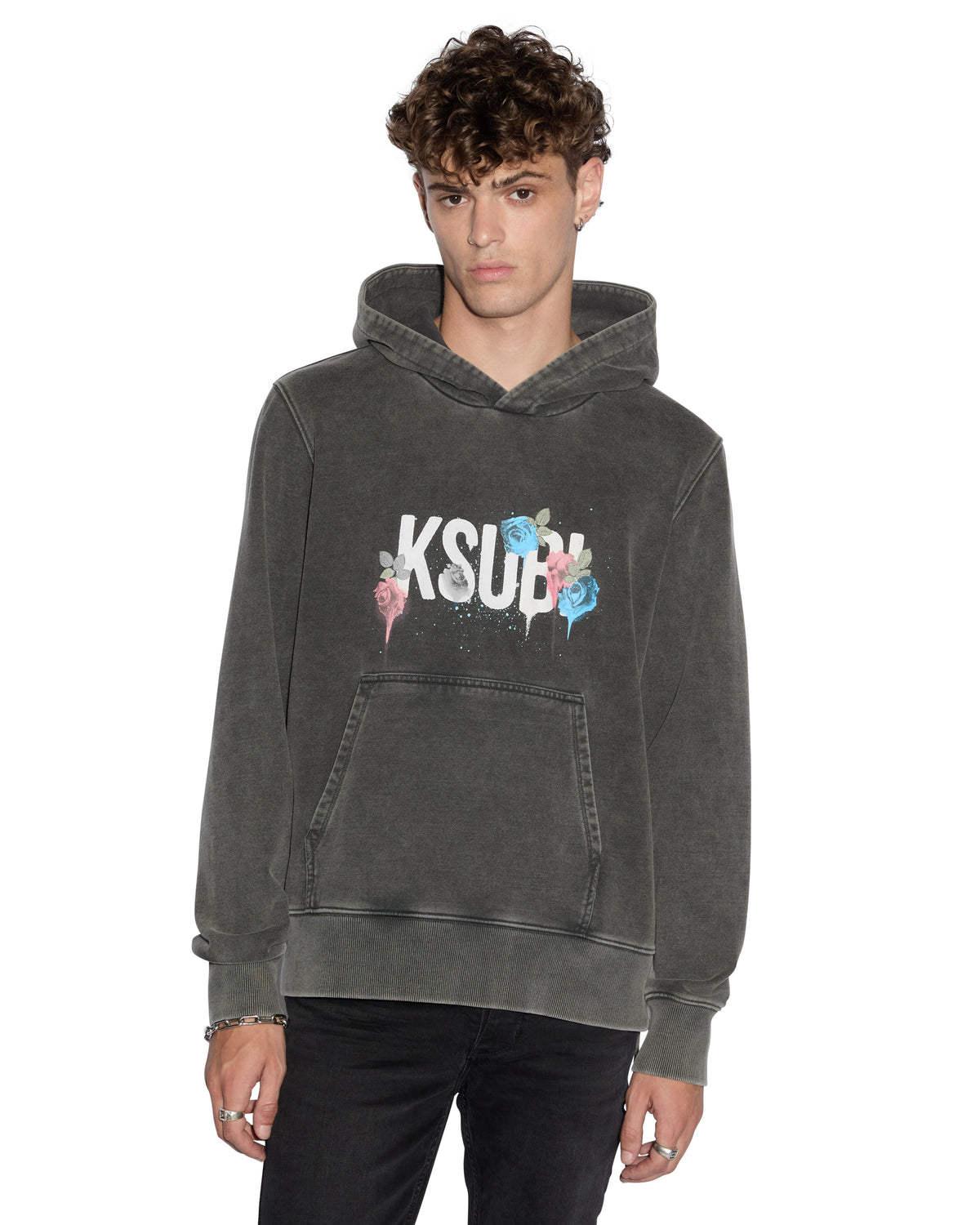 GRAFF ROSE KASH HOODIE ACID GREY