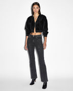 WOMENS RITZY INFINITY JUMPER BLACK FLEECE