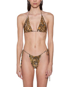 Womens Higher Things Bikini Bottom Wild Bikini - Brown
