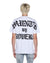 MENS  HAUNTED BIGGIE SS TEE WHITE OVERSIZED TEES