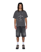 MENS THORNED EKCESS SS TEE CHARCOAL TEES