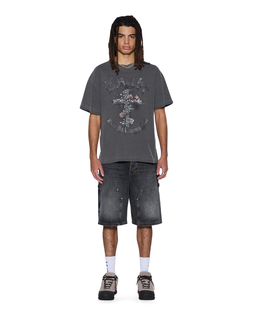 MENS MAXX OPERATOR SHORT VILLAIN GREY WALKSHORTS