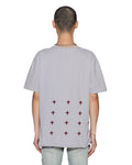4X4 BIGGIE SS TEE KRETE/BURGUNDY