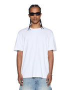 MENS 4X4 BIGGIE SS TEE TRU WHITE/BLUE TEES