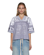 Womens 99 Spark Jersey Silver Fashion Tops - Silver