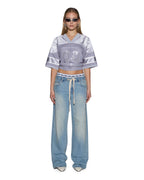 Womens 99 Spark Jersey Silver Fashion Tops - Silver