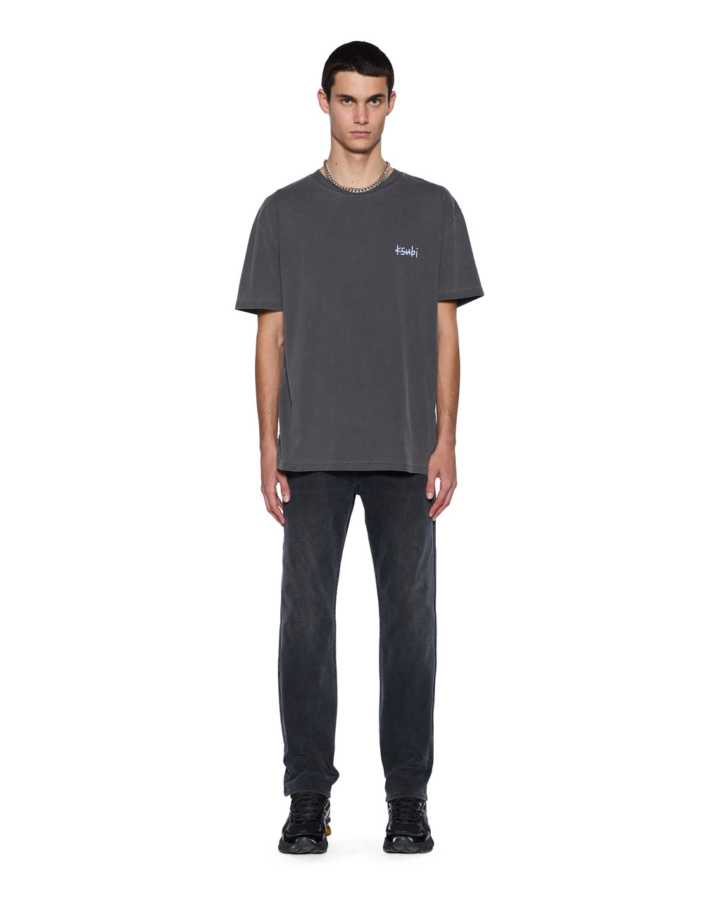 MENS ALL DAY BIGGIE SS TEE CHARCOAL TEES