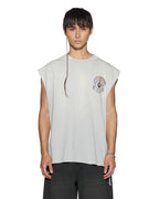 MENS ANGUISH CUT OFF TANK KRETE GREY TEES
