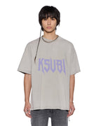 MENS BLASTED EKCESS SS TEE SMOKE GREY TEES