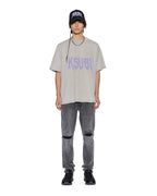 MENS BLASTED EKCESS SS TEE SMOKE GREY TEES