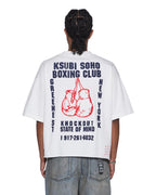 Mens Club Ekcess Ss Tee Tru White Oversized Tees - White