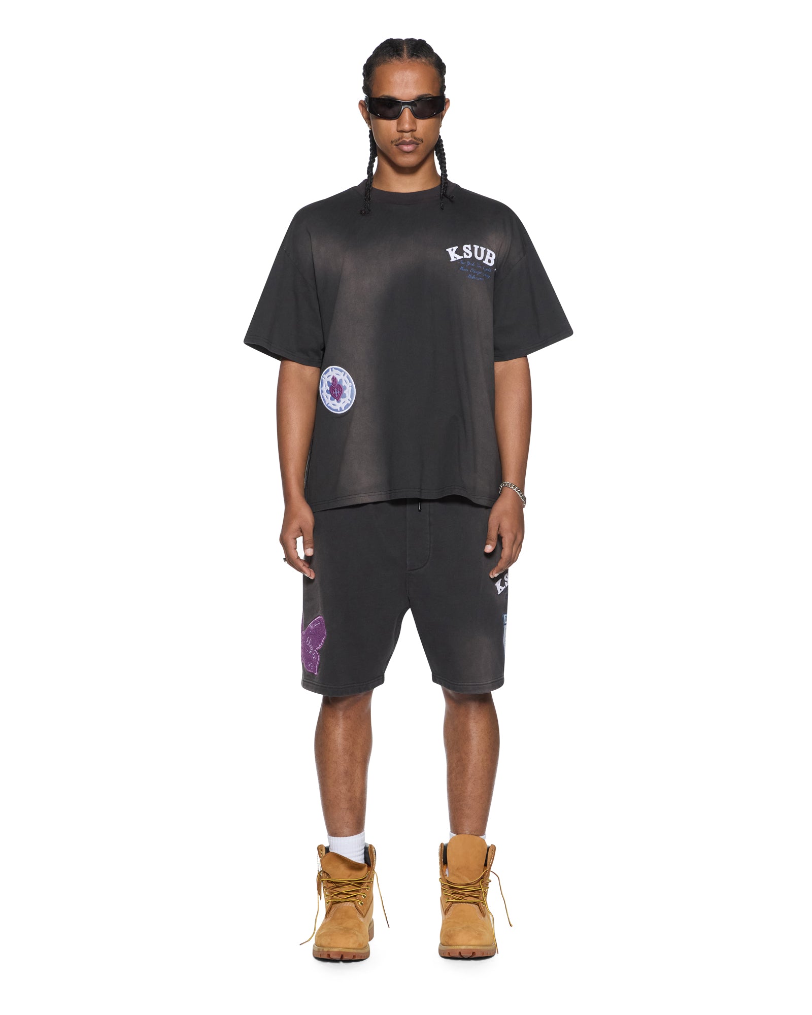 Mens Genesis Ekcess Ss Tee Charcoal Fade Tees | Ksubi ++