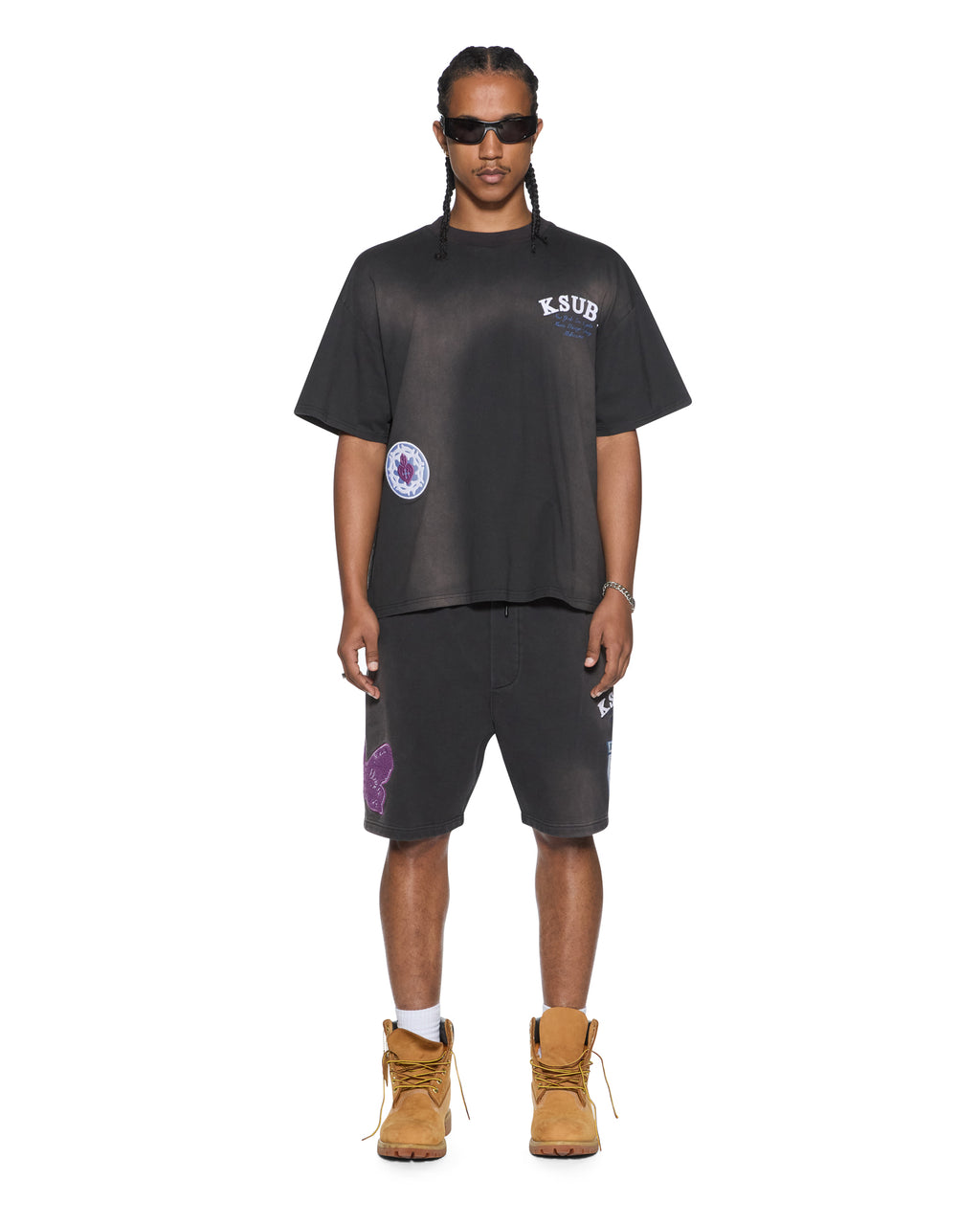 MENS GENESIS EKCESS SS TEE CHARCOAL FADE TEES