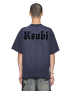 Mens Kaliba Ekcess Ss Tee Deep Dive Oversized Tees - Navy