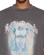 Mens Ksaint Ekcess Ss Tee Charcoal Baggy Tees - Grey