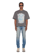 Mens Ksaint Ekcess Ss Tee Charcoal Baggy Tees - Grey