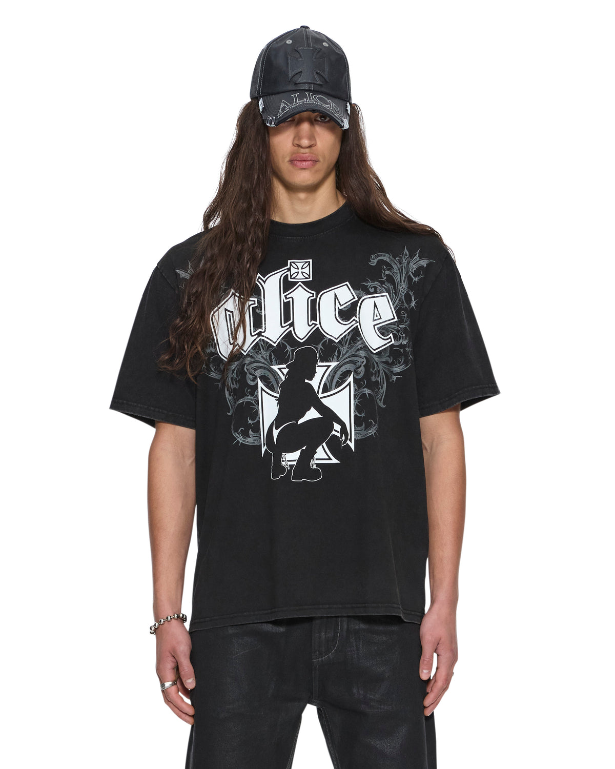 Buy KSUBI X ALICE HOLLYWOOD GRAPHIC TEE BLACK | Ksubi ++