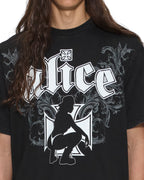 MENS KSUBI X ALICE HOLLYWOOD GRAPHIC TEE BLACK TEES