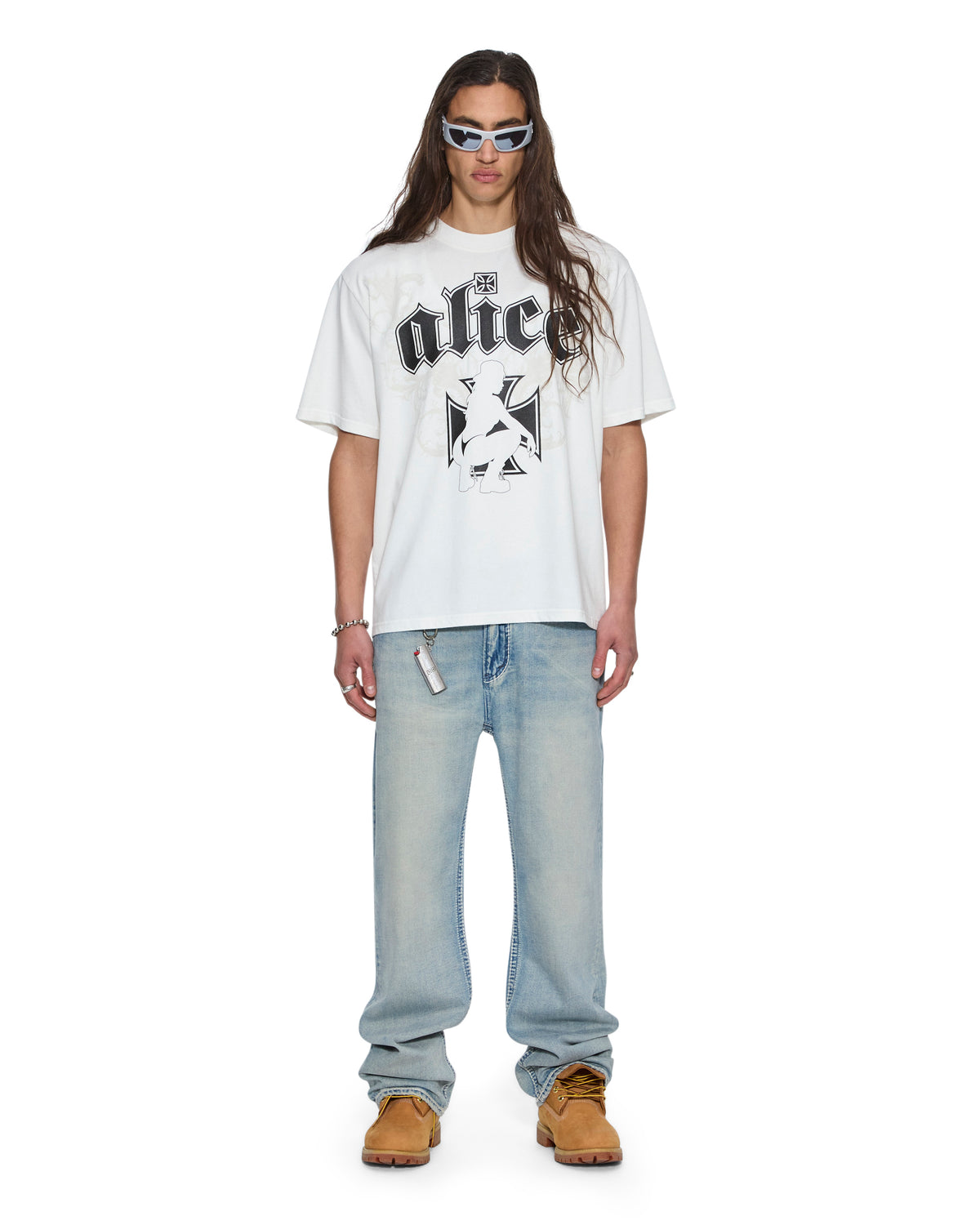 KSUBI X ALICE HOLLYWOOD GRAPHIC TEE WHITE