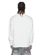 MENS LAYBEL EKCESS LS TEE TRU WHITE TEES