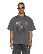 Mens Legend Ekcess Ss Tee Charcoal Oversized Tees - Grey