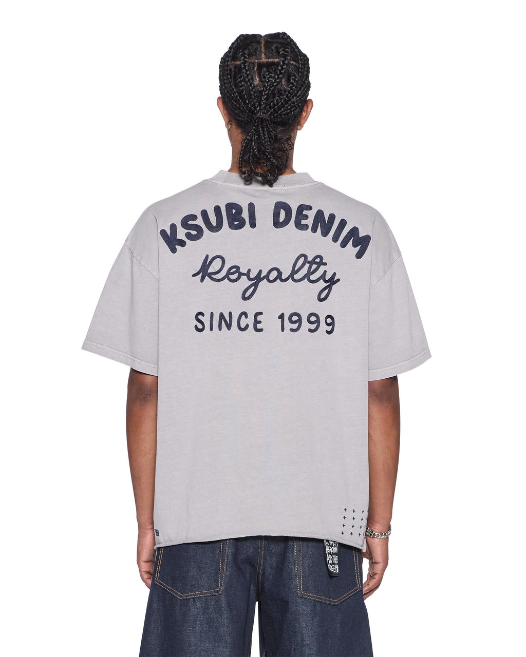 Mens Mechanic Ekcess Ss Tee Krete Oversized Tees - Grey