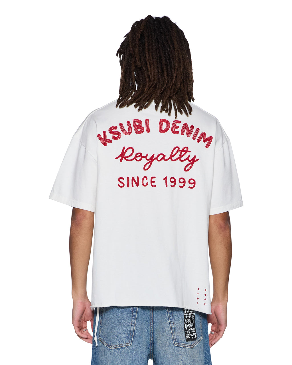 MENS MEKANIK BIGGIE SS TEE VINTAGE WHITE TEES