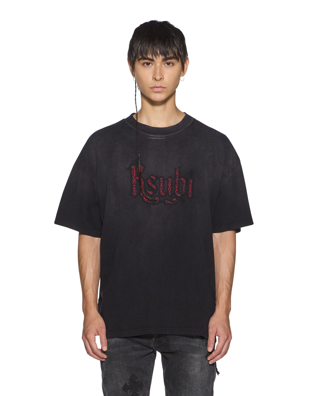 MENS PAISE EKCESS SS TEE BLACK FADE TEES