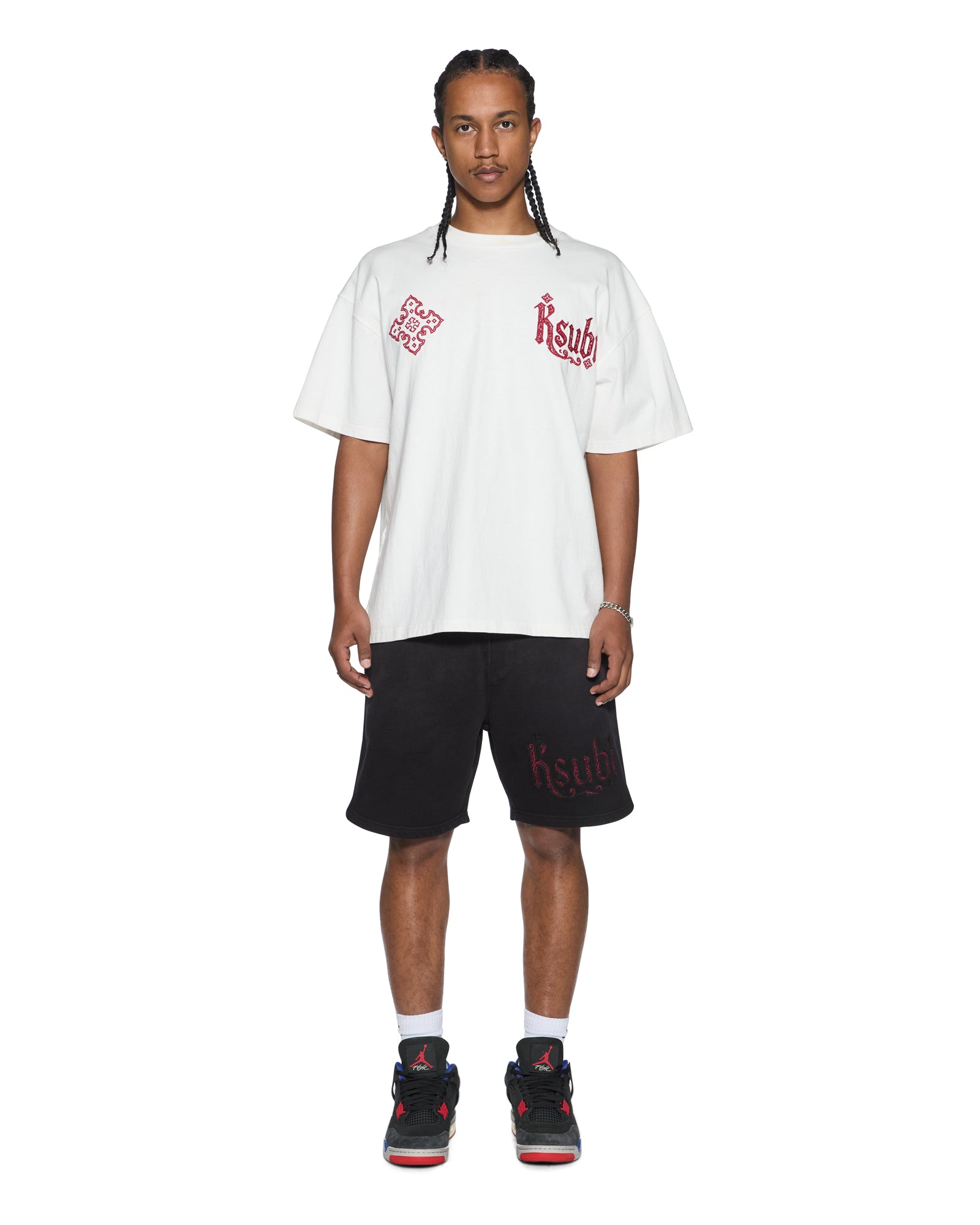 Mens Paise Ekcess Ss Tee Tru White Tees | Ksubi ++