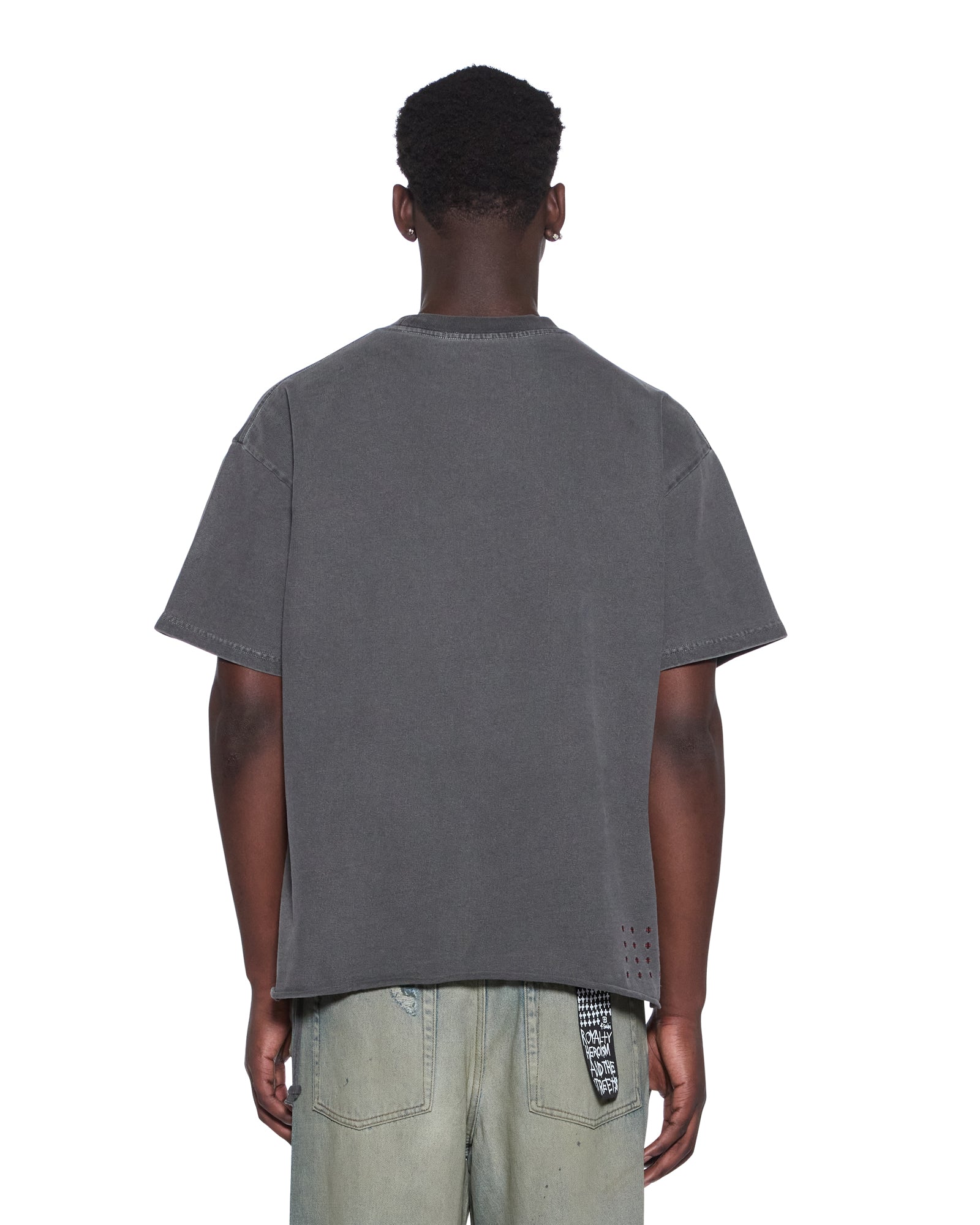 Mens Prestige Ekcess Ss Tee Charcoal Tees | Ksubi ++