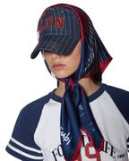 Ksubi X Lissy Roddy Silk Scarf Navy Accessories - Navy