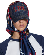 Ksubi X Lissy Roddy Silk Scarf Navy Accessories - Navy
