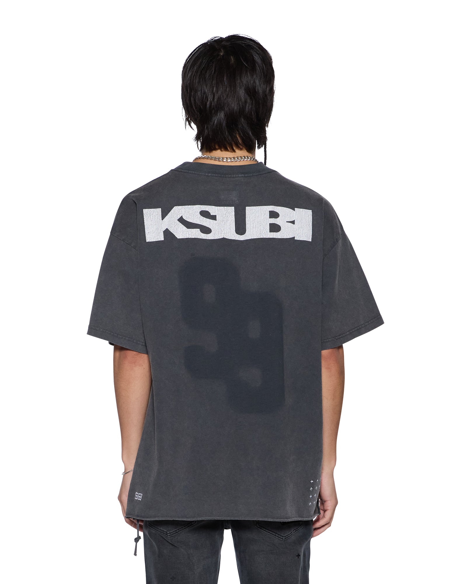 Buy RUGGED EKCESS SS TEE BLASTED BLACK | Ksubi ++