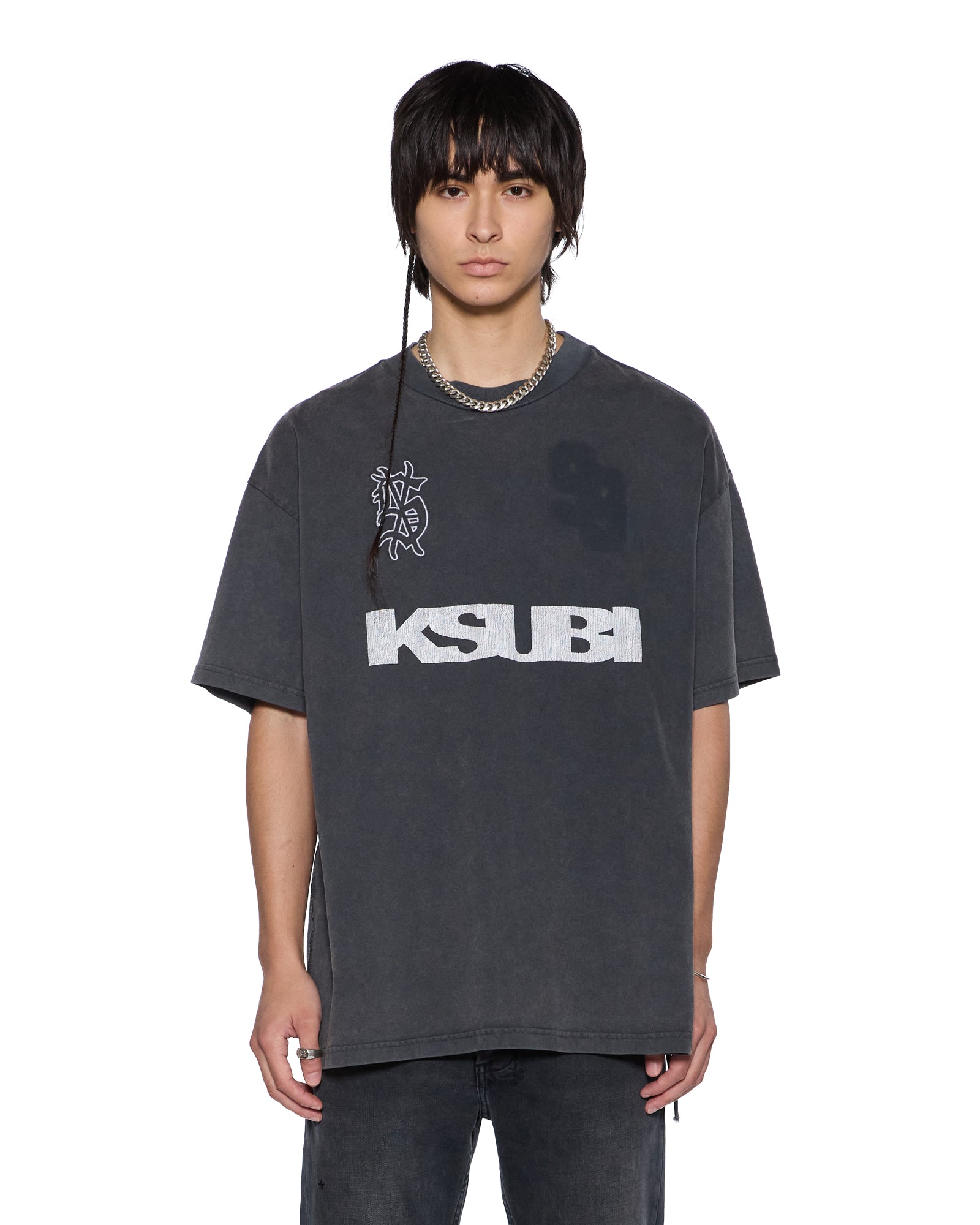 MENS RUGGED EKCESS SS TEE BLASTED BLACK TEES