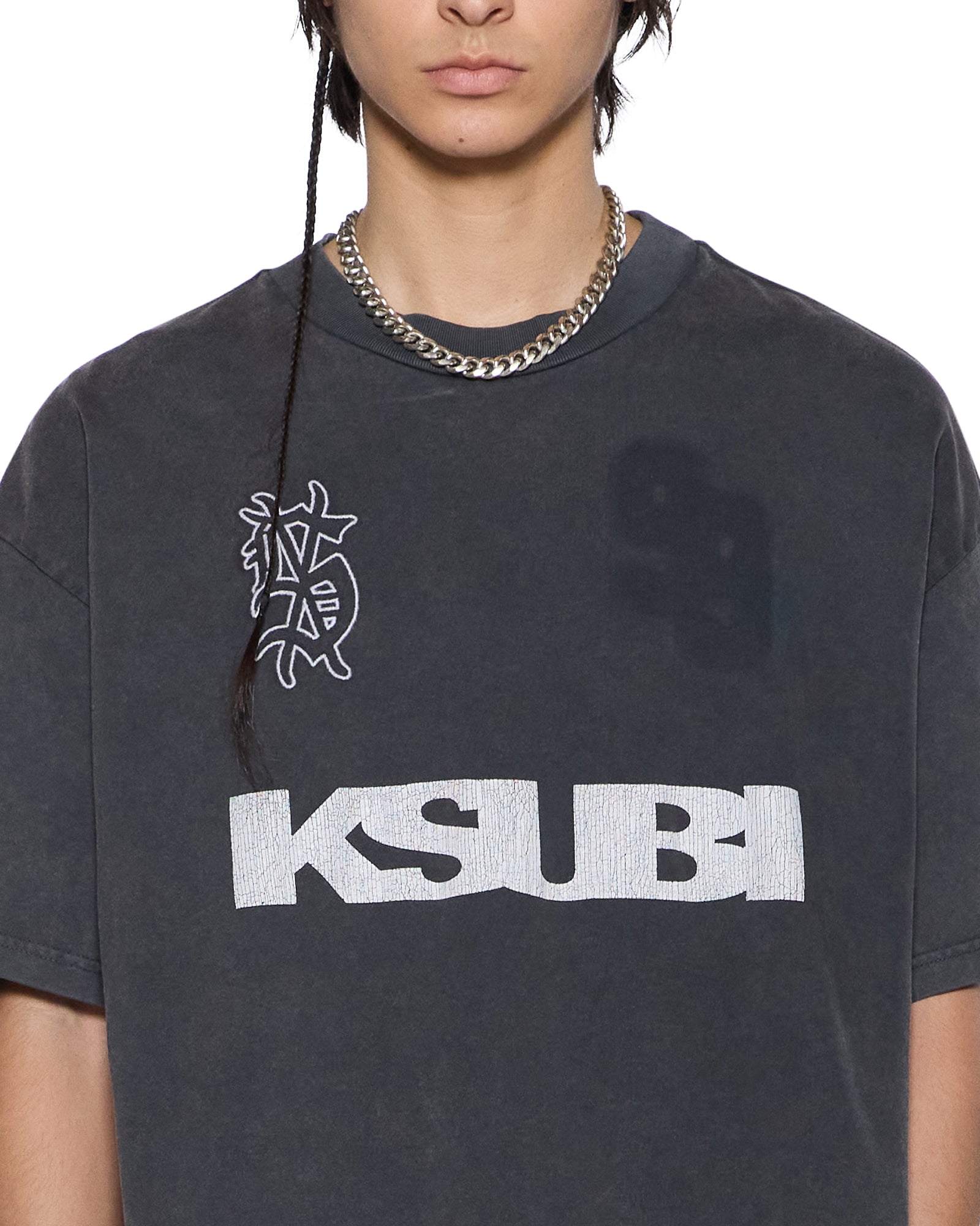Buy RUGGED EKCESS SS TEE BLASTED BLACK | Ksubi ++