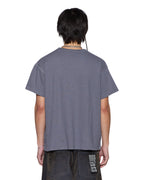 Mens Slub Sid Ss Tee Charcoal Slim Tees - Grey