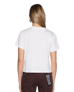 Womens Sold Out Shrunken Ss Tee Vintage White Fitted Tees - Beige